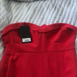 Likely Ella Scarlett Red Maxi Gown with Slit